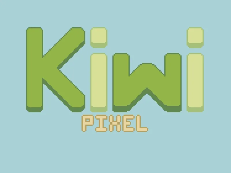 Kiwi Pixel game logo