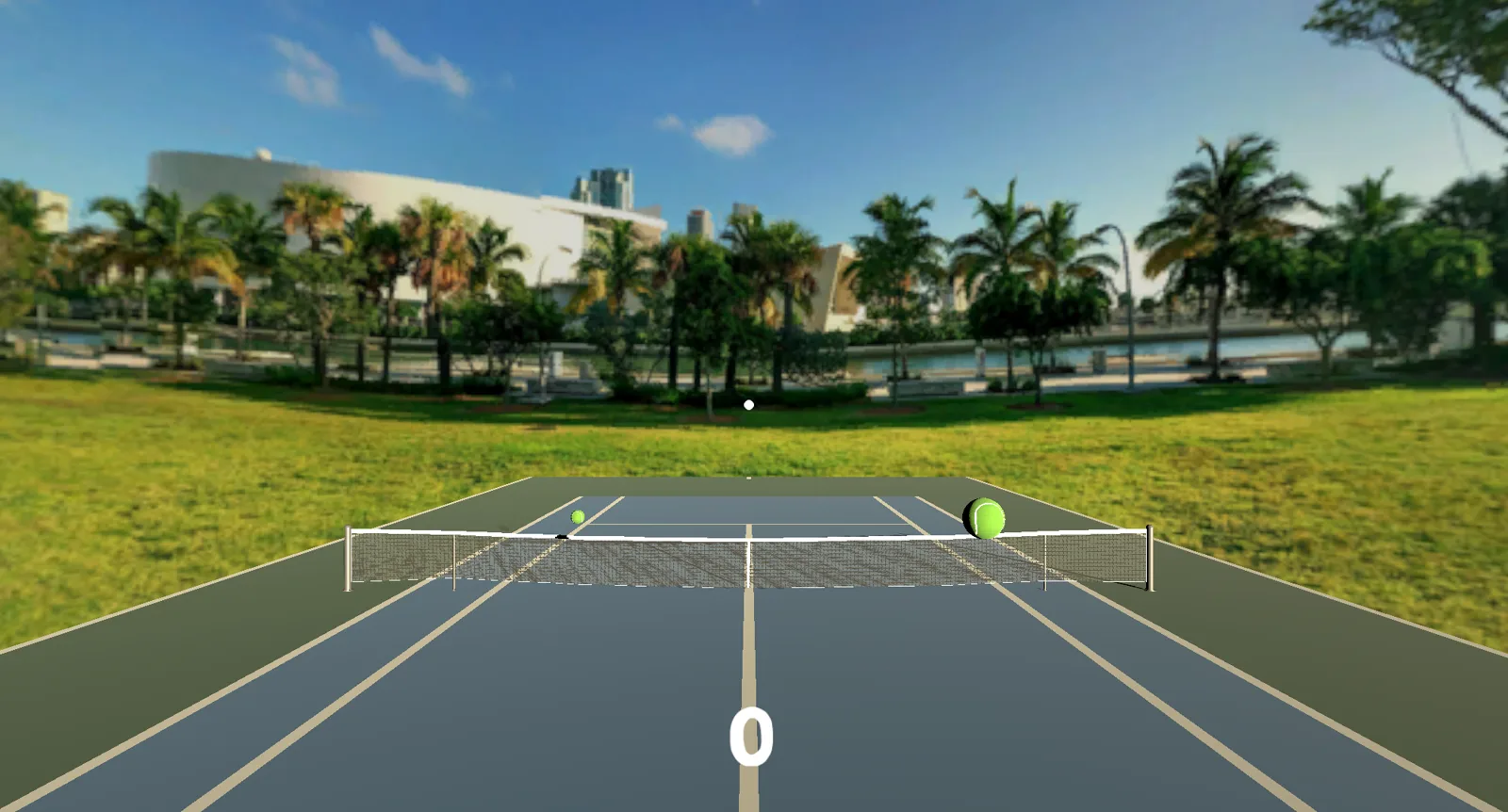 Tennis catch game